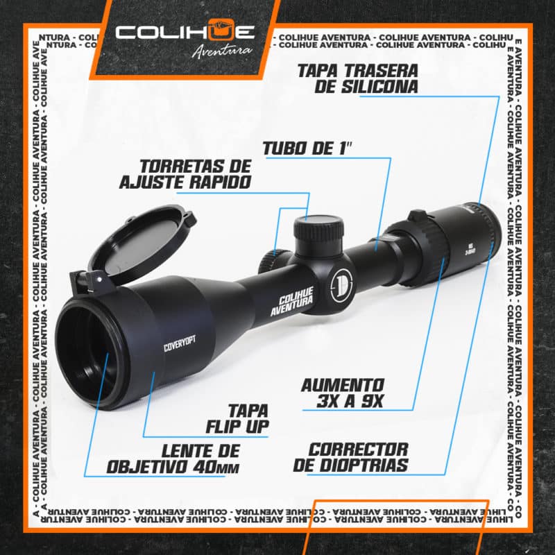 Mira Telescopica Discovery MS 3-9x40 - Imagen 2