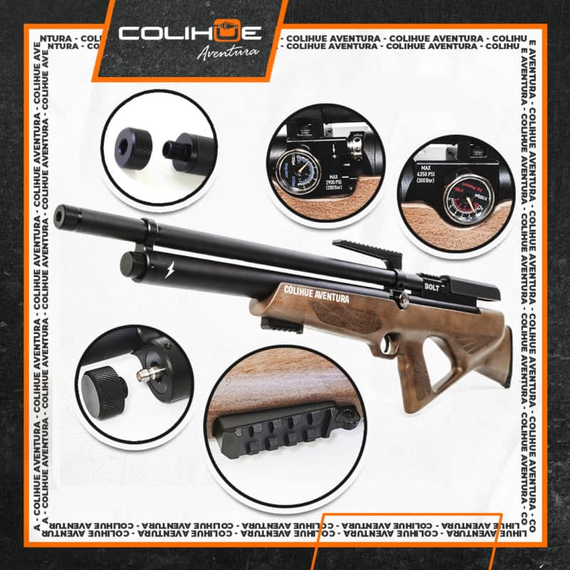Rifle PCP Bolt X5 Bullpup (cal. 6,35mm) - Imagen 3
