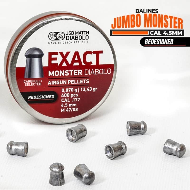 Balines JSB Exact Monster (Re-diseñados) cal 4,5mm – 13.43gr