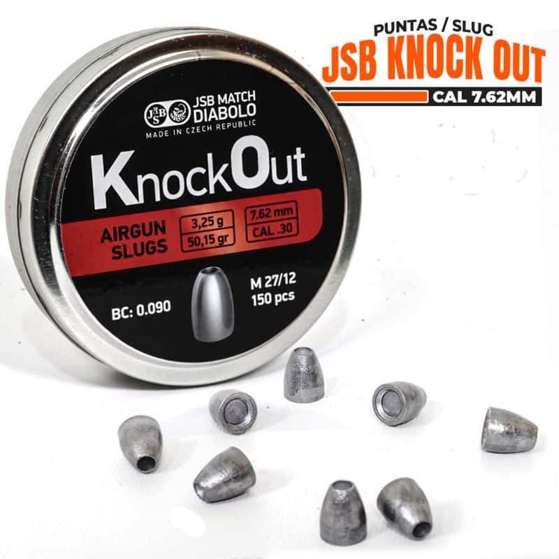 Puntas Slug Knock Out .30 – cal 7.62 – 50.15grains