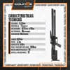 Rifle PCP Fox Monster (cal 6,35mm) - Imagen 3