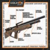 Rifle PCP Bolt X3 Bullpup (cal. 5,5mm) - Imagen 2