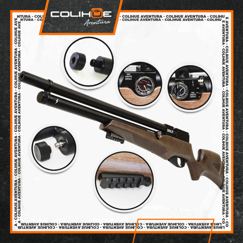 Rifle PCP Bolt X3 Carabina (cal. 5,5mm) - Imagen 2