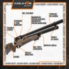 Rifle PCP Bolt X3 Carabina (cal. 5,5mm) - Imagen 3