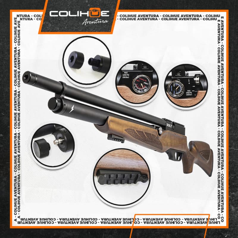 Rifle PCP Bolt X5 Carabina (cal. 6,35mm) - Imagen 3