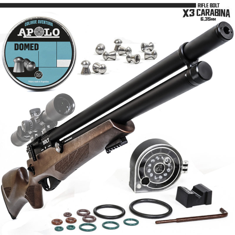 Rifle PCP Bolt X3 Carabina (cal. 6,35mm)