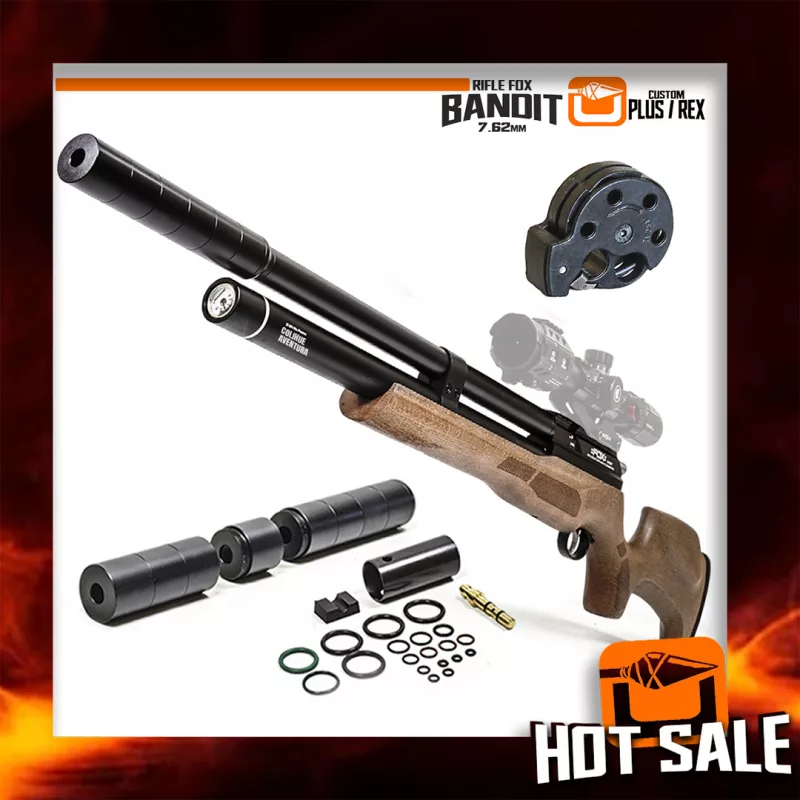 Rifle PCP Fox Bandit cal 7.62mm - Custom