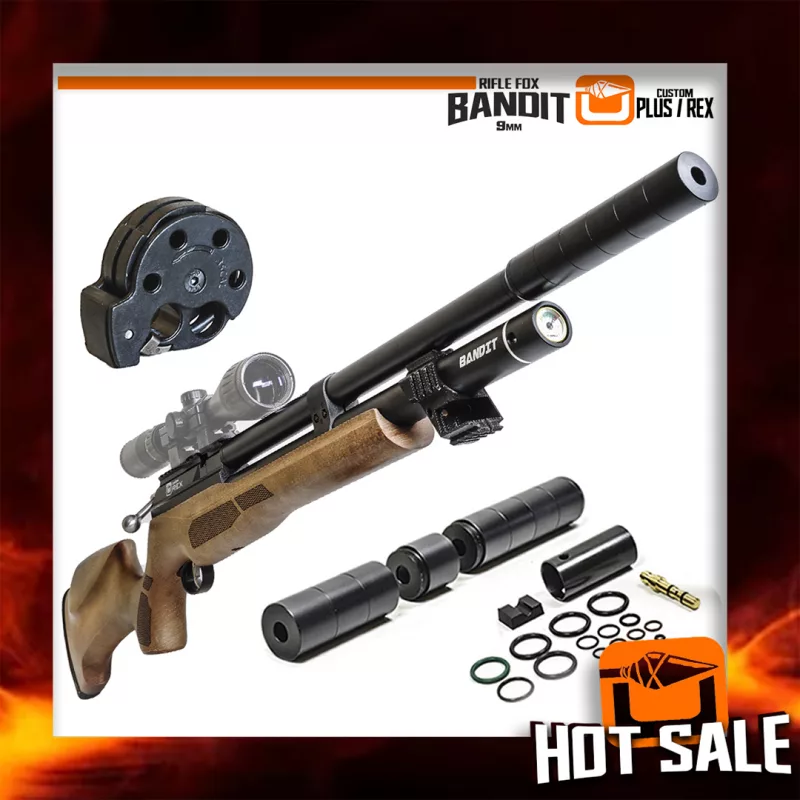 Rifle PCP Fox Bandit cal 9mm - Custom