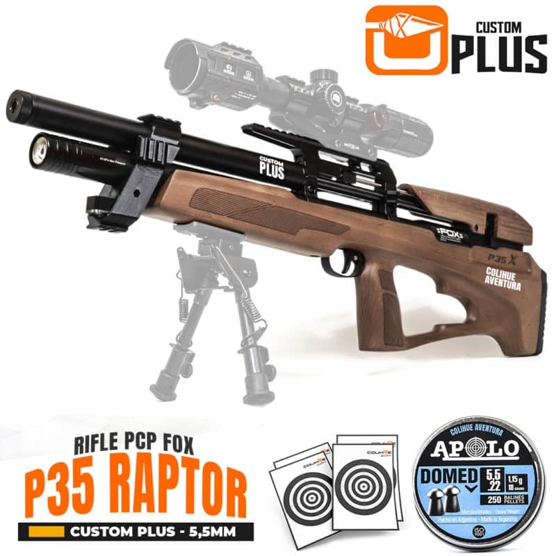 Rifle PCP Fox Raptor - cal 5,5mm (Custom Plus)