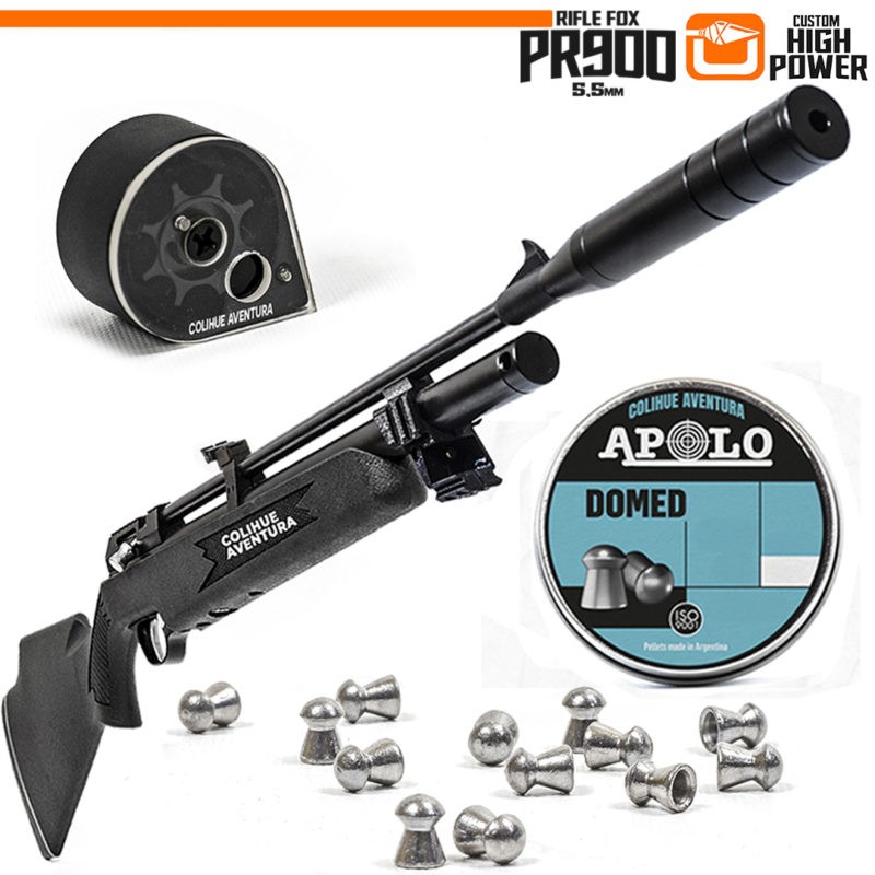 RIFLE PCP FOX PR900W BLACK HIGH POWER // CAL 5,5MM