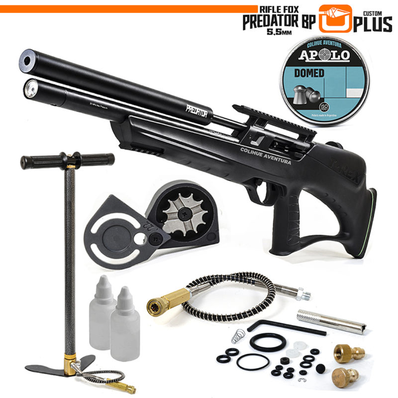 Rifle PCP Fox Predator Bullpup Plus (cal 5,5mm) + Inflador PCP Mamba