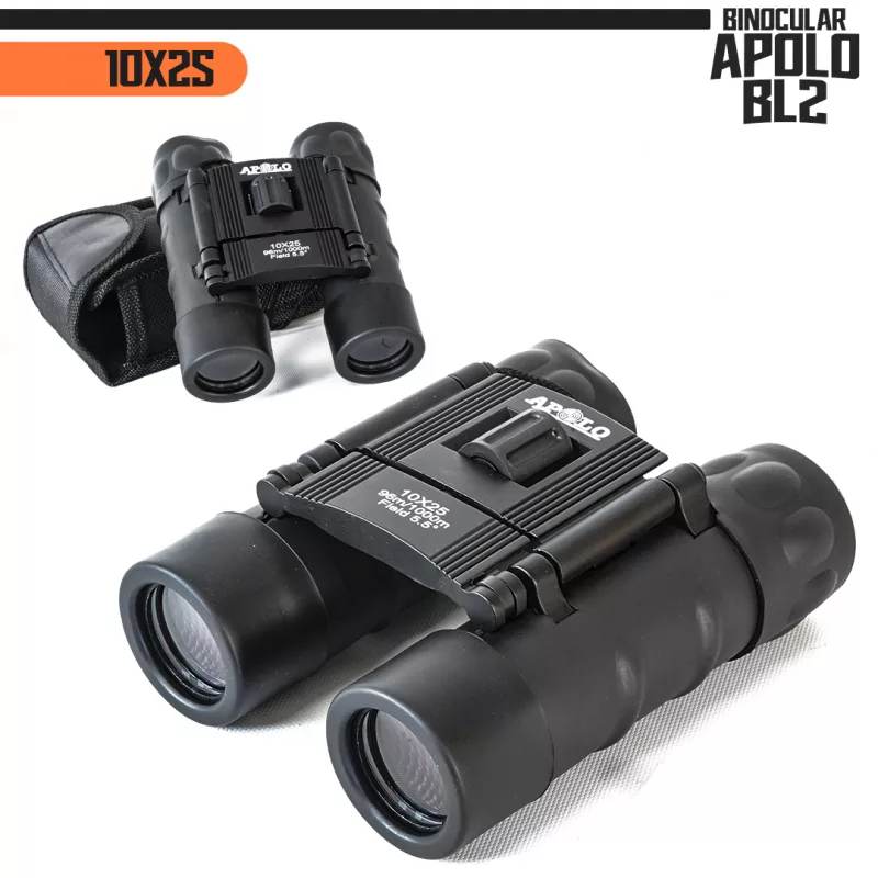 Binocular Apolo 10x25 "BL2" - Aumento 10x Con Funda
