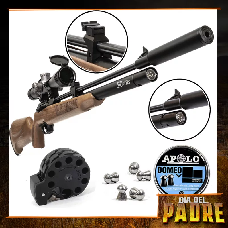 Rifle PCP Fox Demon Madera cal 5,5mm